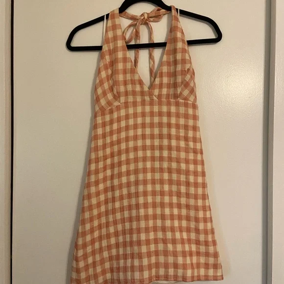 Zara Checkered halter dress 🍂 - Picture 11 of 12